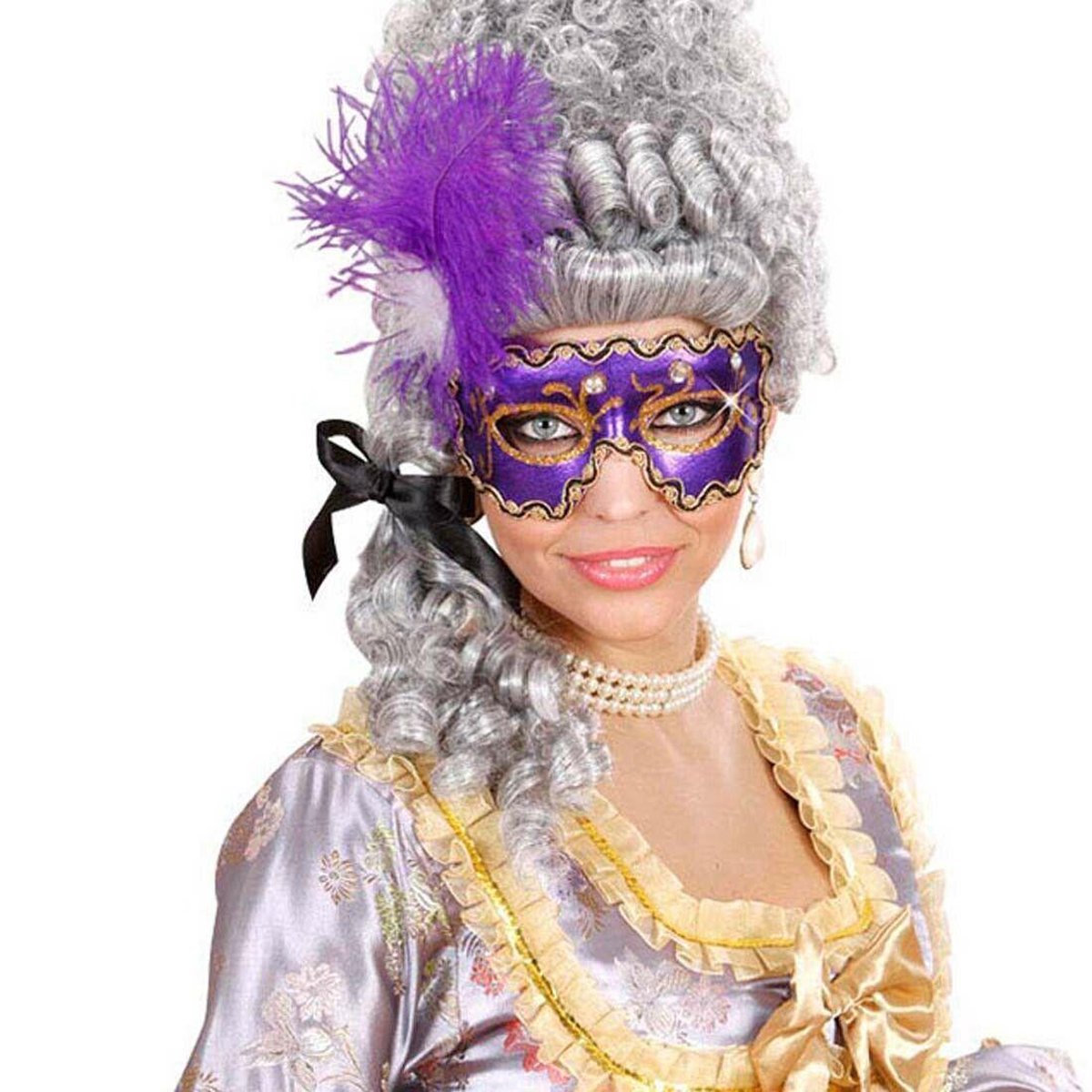 Dames Carnaval Maskers (6 stuks) | mixed